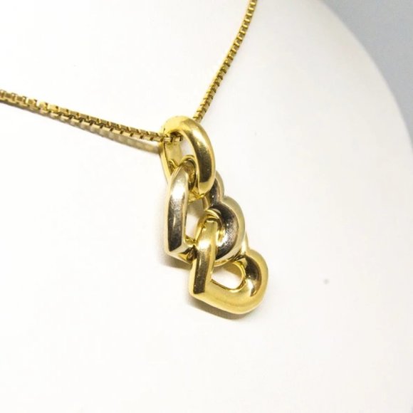 18k Cartier Double Heart Pendant (Pendant Only)